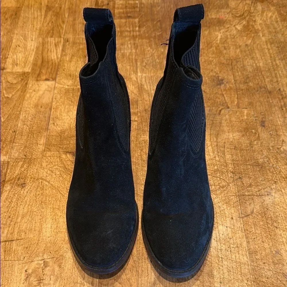 UGG black heeled boots